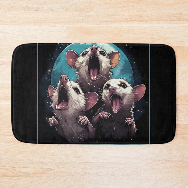 Item preview, Copy of Three Possum Moon | 3 Opossum Funny Weird Cursed Meme designed and sold by UniqueDesignOK.
