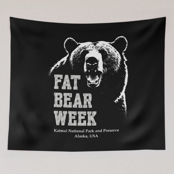 Item preview, Fat Bear Week silhouette designed and sold by IcalsaidArt.