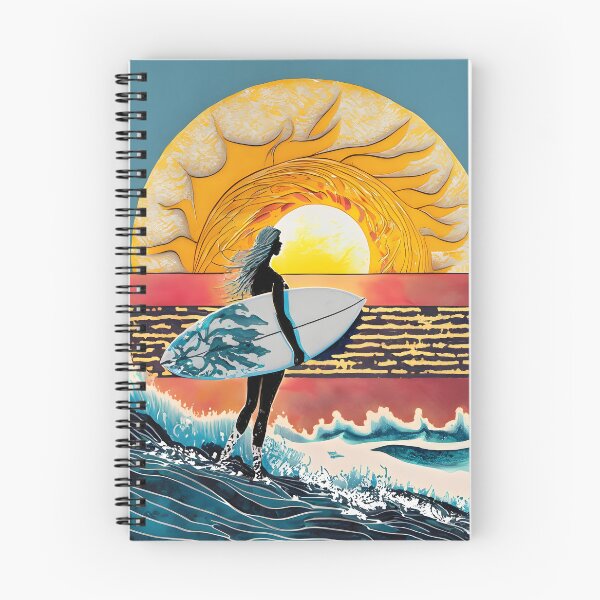 Item preview, Serenity by the Sea: A Surfer's Moment of Reflection designed and sold by redtrendy.