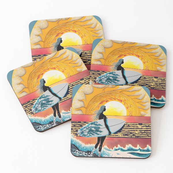 Item preview, Serenity by the Sea: A Surfer's Moment of Reflection designed and sold by redtrendy.