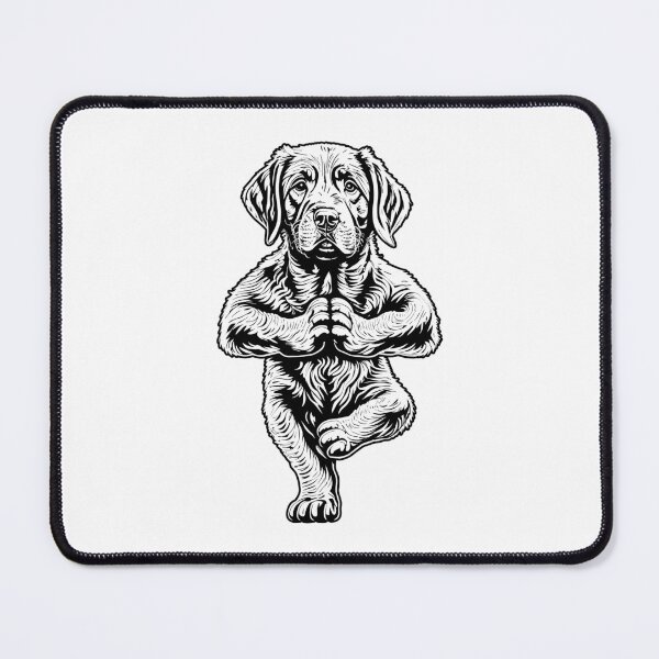 Item preview, Labrador Retriever Yoga Lab Puppy Dog Tree Pose Vrikshasana designed and sold by GrandeDuc.