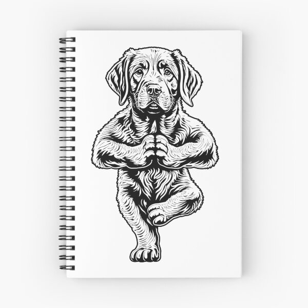 Item preview, Labrador Retriever Yoga Lab Puppy Dog Tree Pose Vrikshasana designed and sold by GrandeDuc.