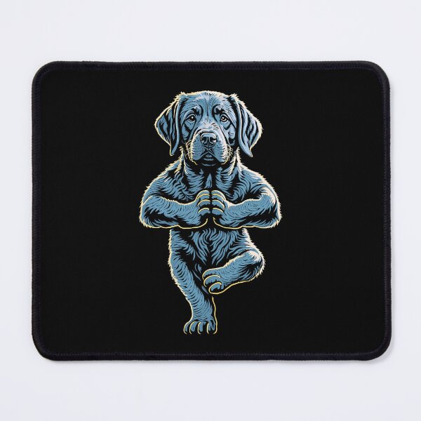 Item preview, Labrador Retriever Yoga Lab Puppy Dog Tree Pose Vrikshasana designed and sold by GrandeDuc.