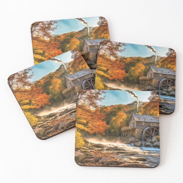 Item preview, Fall at the Grist mill designed and sold by Glenburn Graphics.