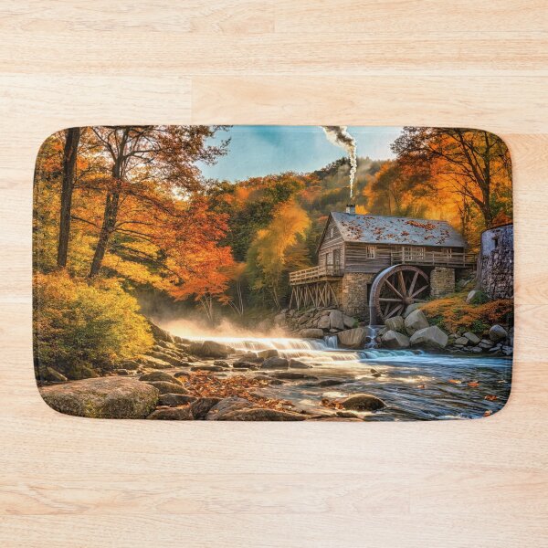 Item preview, Fall at the Grist mill designed and sold by Glenburn Graphics.