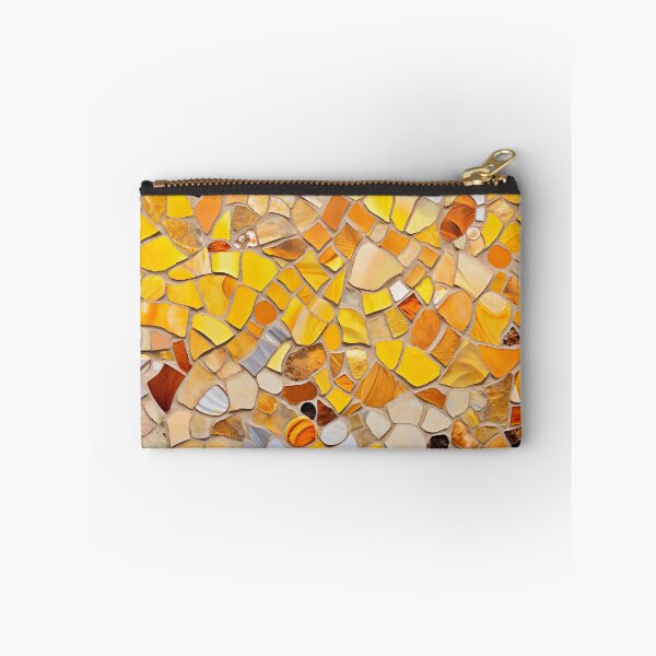 Item preview, Yellow Barselona trencadis mosaic art | Barselona colorful mosaic | Gaudi trencadis mosaic | Gaudi style | Barcelona Park Guell art designed and sold by LolioGifts.