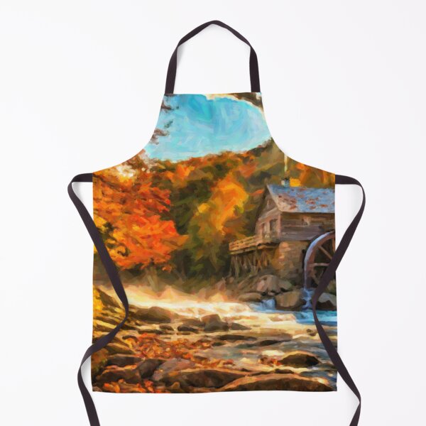 Item preview, Fall at the Grist Mill Oil Painting designed and sold by Glenburn Graphics.