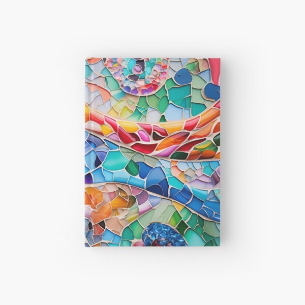 Artikel-Vorschau von Buntes Barcelona-Trencadis-Mosaik, buntes Barcelona-Mosaik, Gaudi-Trencadis-Mosaik, Antoni-Gaudi-Stil, Barcelona-Park-Guell-Mosaik, designt und verkauft von LolioGifts.