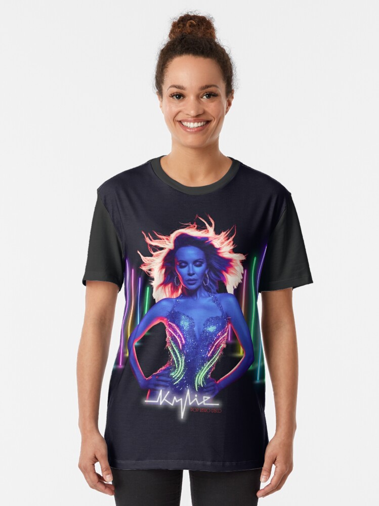 Disover Kylie Minogue - Vegas HIgh - Tension Tour Graphic T-Shirt