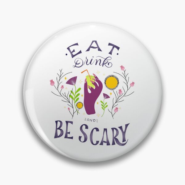 Item preview, 'Eat, Drink and Be Scary' Halloween Illustration designed and sold by Gabba Delgado.
