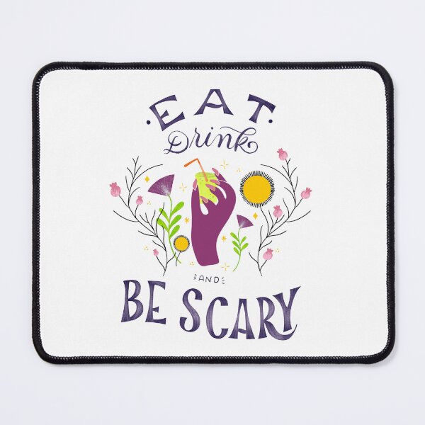 Item preview, 'Eat, Drink and Be Scary' Halloween Illustration designed and sold by Gabba Delgado.