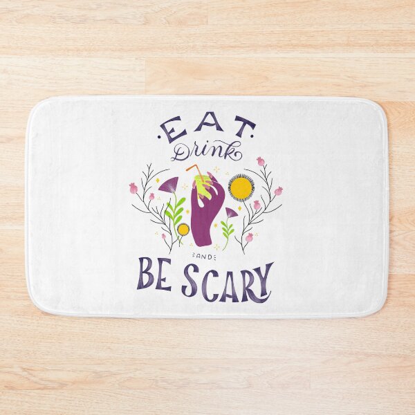Item preview, 'Eat, Drink and Be Scary' Halloween Illustration designed and sold by Gabba Delgado.