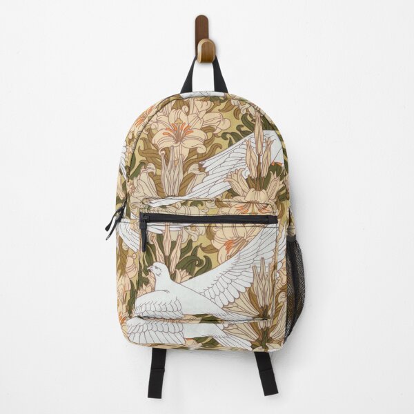 Item preview, Dove and Lily Floral Print designed and sold by VintageArchive.