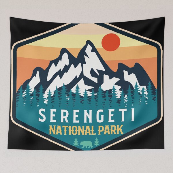 Item preview, Serengeti National Park designed and sold by nature-space.
