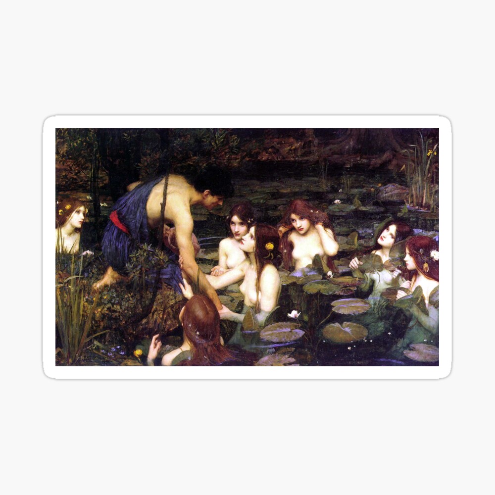 ARTCANVAS The Lady of Shalott 1888 Canvas Art Print John William Waterhouse