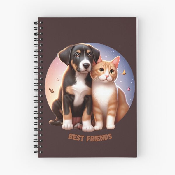 Item preview, Mejores amigos de perros y gatos designed and sold by MSPicArt.