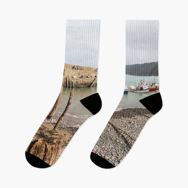 Item preview, Clovelly Harbor, North Devon, England designed and sold by Paul Thompson Photography.