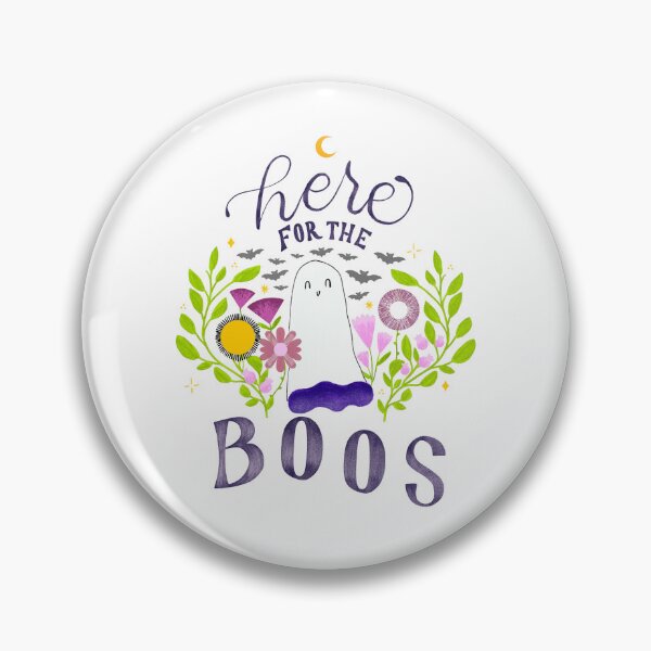 Item preview, 'Here for the Boos' Halloween Illustration designed and sold by Gabba Delgado.
