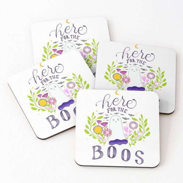Item preview, 'Here for the Boos' Halloween Illustration designed and sold by Gabba Delgado.