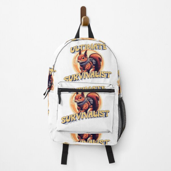 Item preview, Ultimate survivalist squirrel camping backpack designed and sold by HomeCoquette.