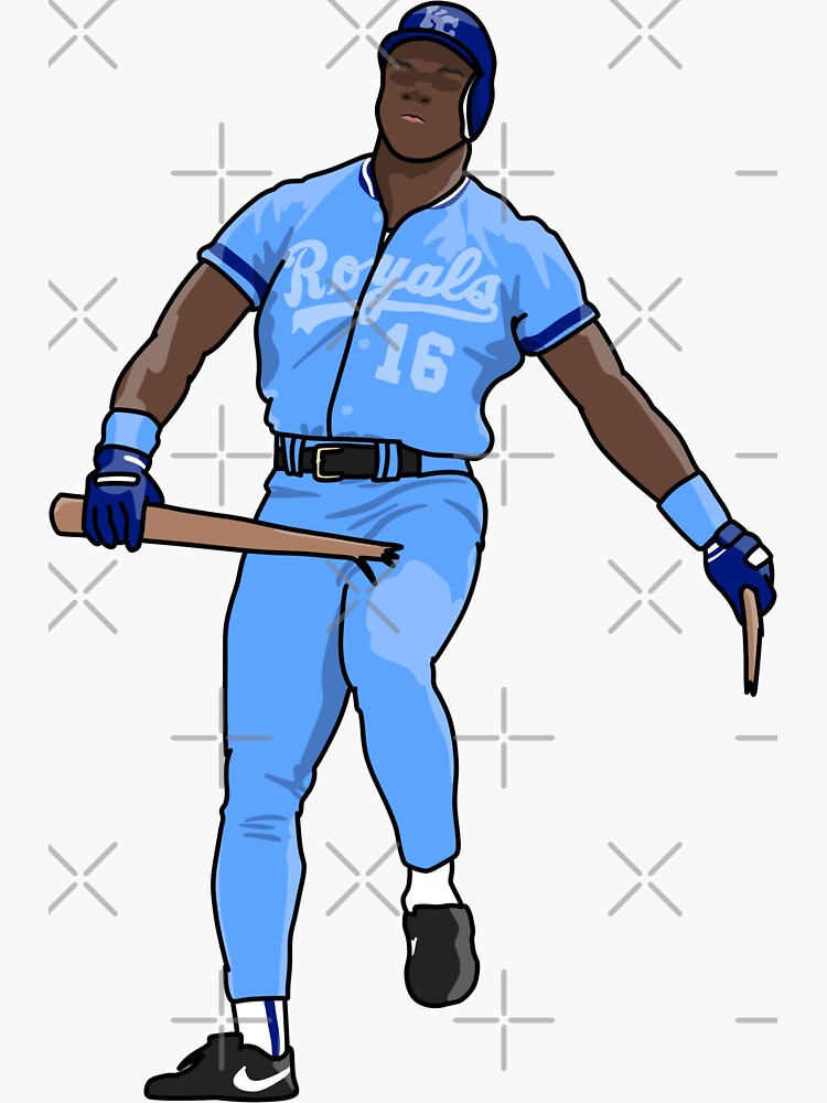 Bo Jackson Breaking A Bat Sticker for Sale by RatTrapTees