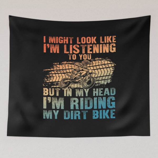 Item preview, Funny Dirt Bike Art For Men Women Dirtbike Motorcycle Riding designed and sold by Pitchou07.