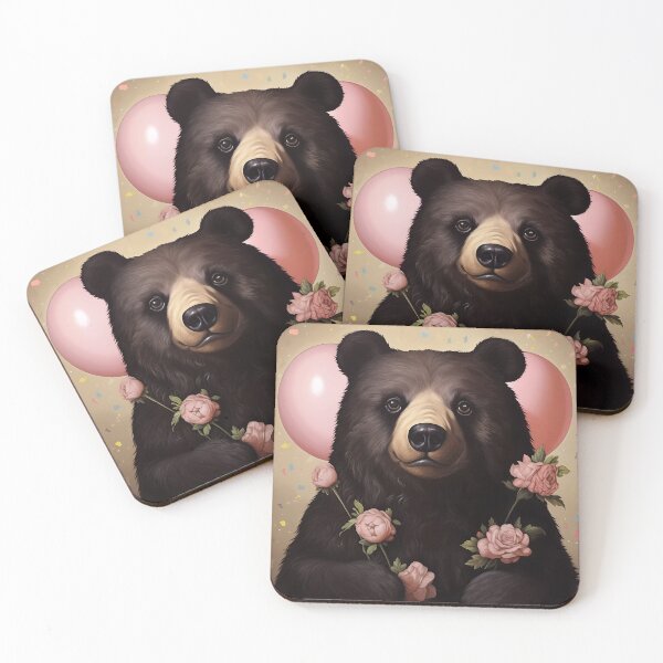Item preview, “Bear in Flowers” designed and sold by Art-Vortex-fr.