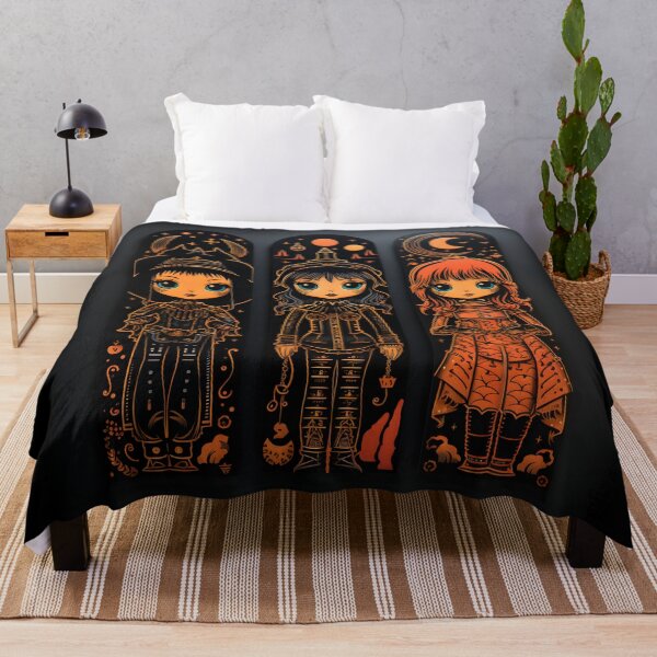 Item preview, girls cats, skeletons and pumpkins, Skull, skeleton, cat girl, pumpkins and cats, Ghost, PUMPKINS, HALLOWEEN, spider, cat, scary house, scary forest designed and sold by PRYMULLART.