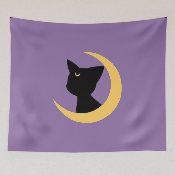 Item preview, Cat and moon. designed and sold by TheOriginn.