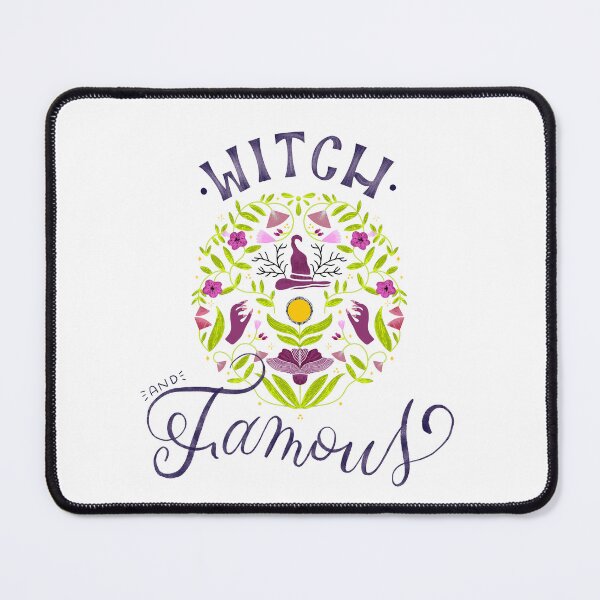 Item preview, 'Witch and Famous' Halloween Illustration designed and sold by Gabba Delgado.