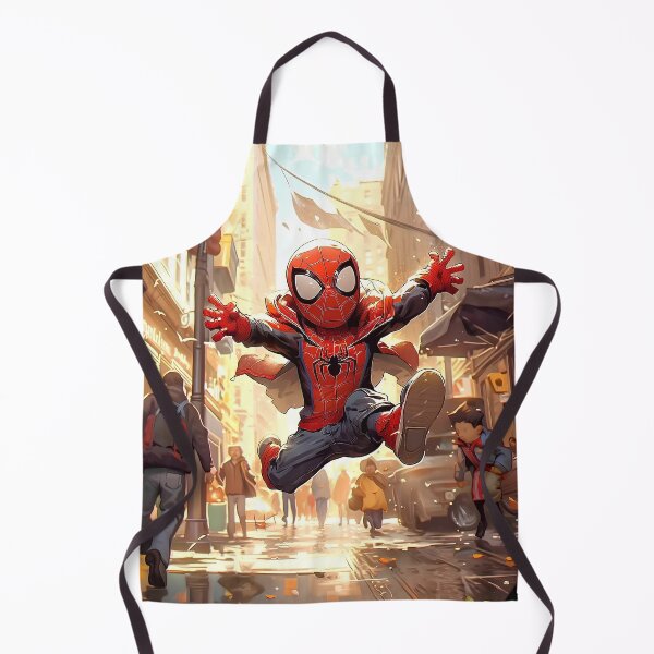 Artikelvorschau, Spiderman-Kinderversion, süßes Spiderman-Midjourney-Sonderdesign entworfen und verkauft von MiidjourneyART.