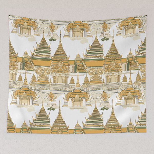 Item preview, Temple in Thailand designed and sold by KPArtzaaany.