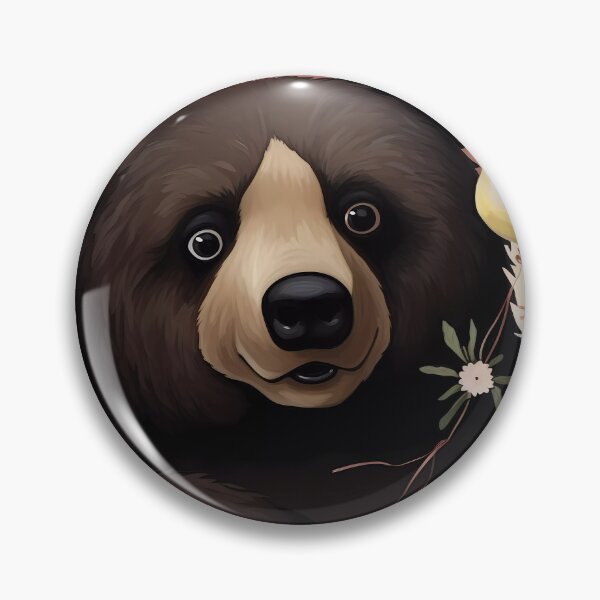 Item preview, “Bear in Flowers” designed and sold by Art-Vortex-fr.