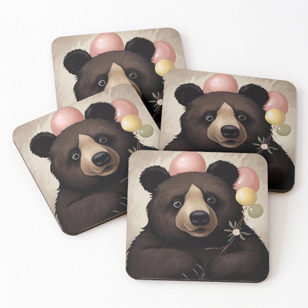 Item preview, “Bear in Flowers” designed and sold by Art-Vortex-fr.