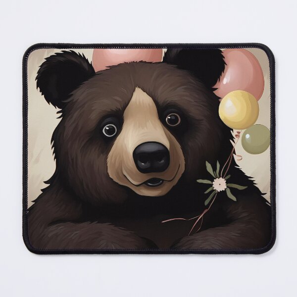 Item preview, “Bear in Flowers” designed and sold by Art-Vortex-fr.