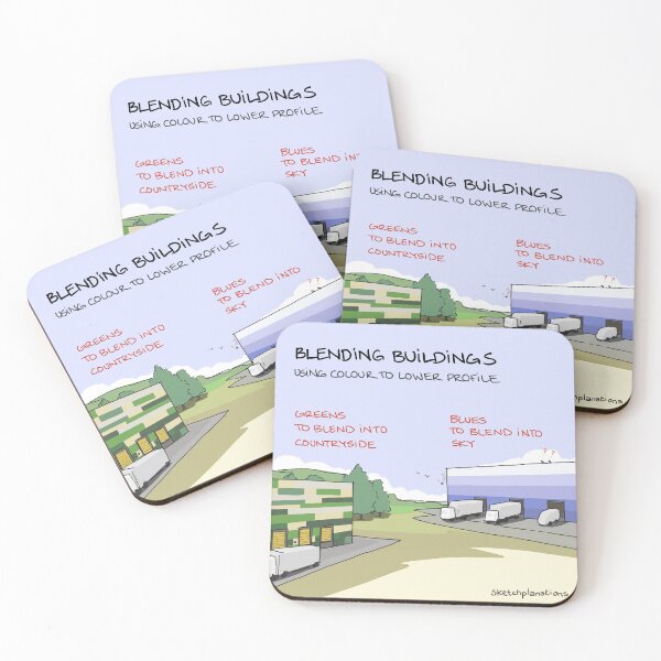 Item preview, Blending buildings designed and sold by Sketchplanations.