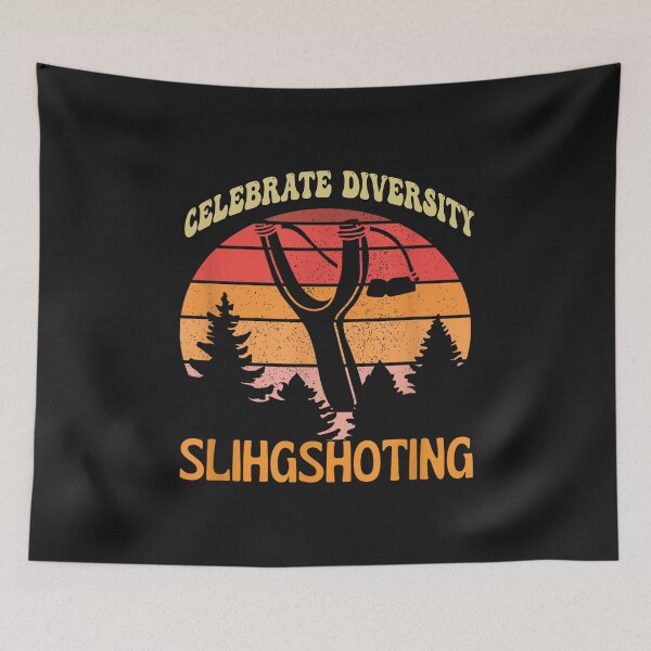 Item preview, Funny Slingshot Catapult Celebrate Diversity Sling Shooting designed and sold by Pitchou07.
