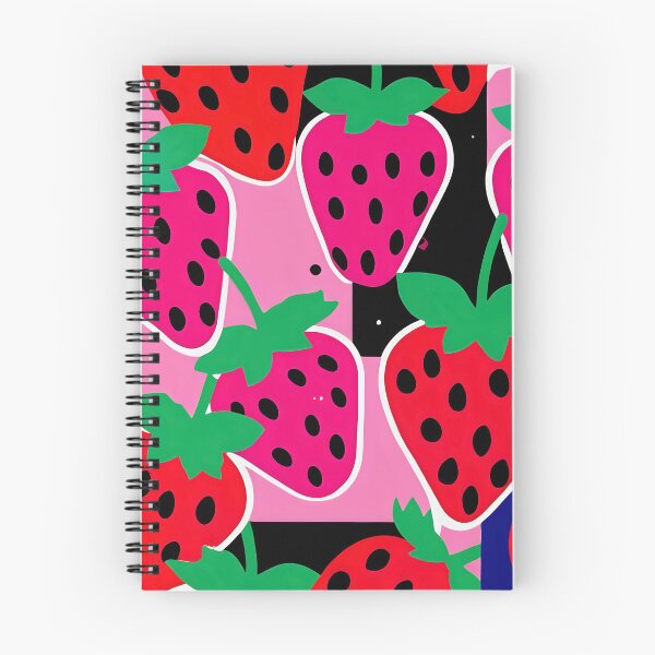 Item preview, Strawberry pop art pink style 2 designed and sold by flatindostudio.