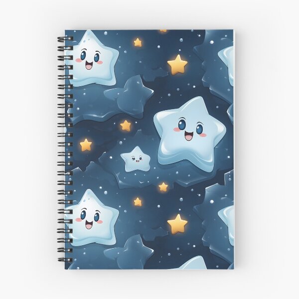 Item preview, Estrellas de dibujos animados sonrientes en el espacio. designed and sold by workshoot.