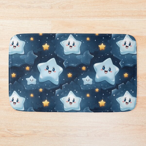 Item preview, Smiling cartoon stars in space. designed and sold by workshoot.