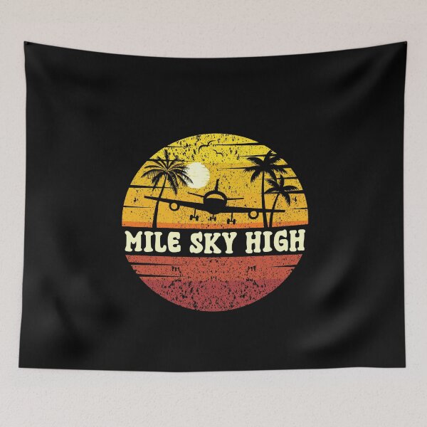 Item preview, MILE SKY HIGH:  Retro Beach Vibes - Vintage Sunset Design, Self-Care designed and sold by Sun Sand & Sea Art.