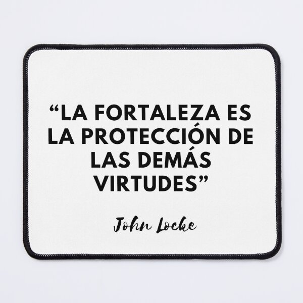 Item preview, Strength and virtue: the wisdom of John Locke in a quote designed and sold by CachoGlorious.