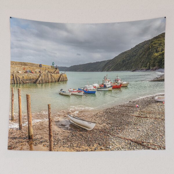 Item preview, Clovelly Fishing Boats, North Devon, England designed and sold by Paul Thompson Photography.