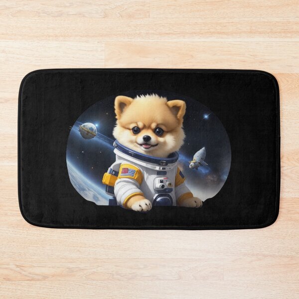 Item preview, Sticker cartoon cute Pomeranian in space. designed and sold by WhalesDesignLab.