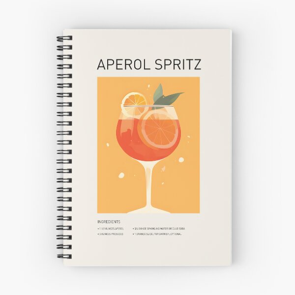 Item preview, Aperol Spritz Cocktail Wall Art designed and sold by SurfolioPrints.