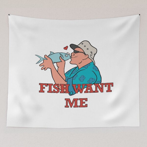 Item preview, Fish Want Me designed and sold by purple-eared.