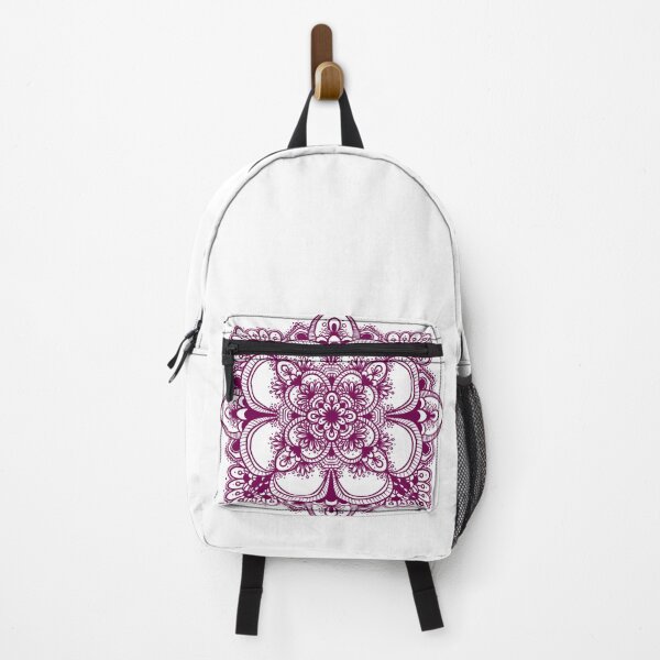 Item preview, A Monochrome fuchsia pink Mandala designed and sold by selmaspalette.