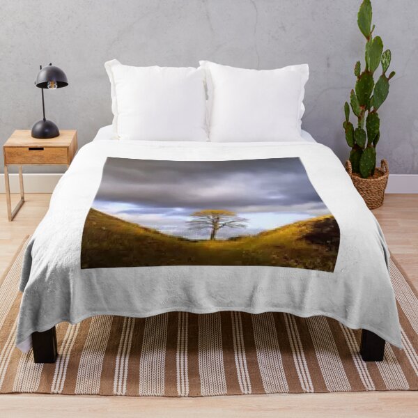 Item preview, sycamore gap  tree wall art ,stickers designed and sold by bloosoms.