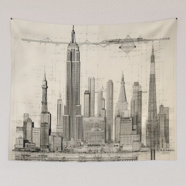 Item preview, Blueprint of a City designed and sold by dcrc.