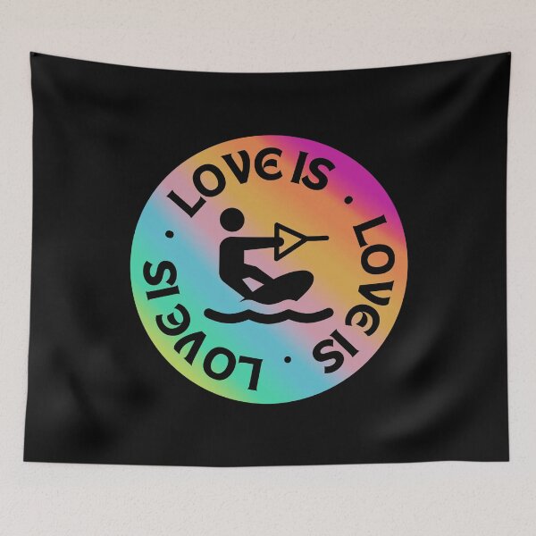 Item preview, Love is wakeboarding designed and sold by TheGreenGoat.